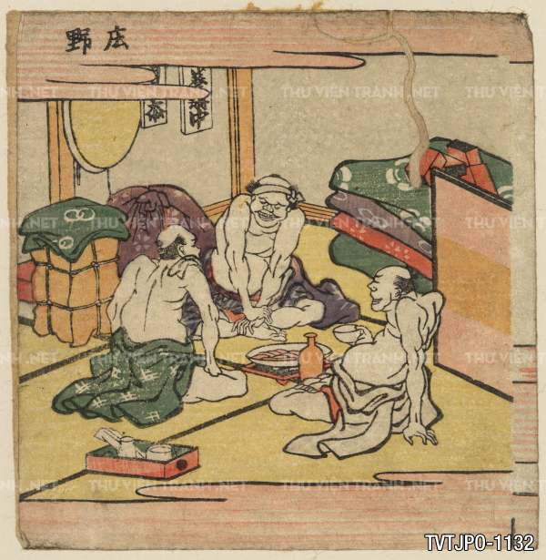 Tranh Nhật Bản  cổ Ukiyo-e -Ancient Japanese woodblock prints.