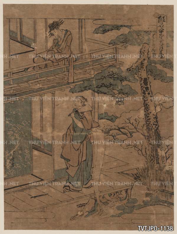 Tranh Nhật Bản  cổ Ukiyo-e -Ancient Japanese woodblock prints.