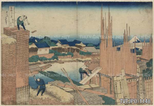 Tranh Nhật Bản  cổ Ukiyo-e -Ancient Japanese woodblock prints.