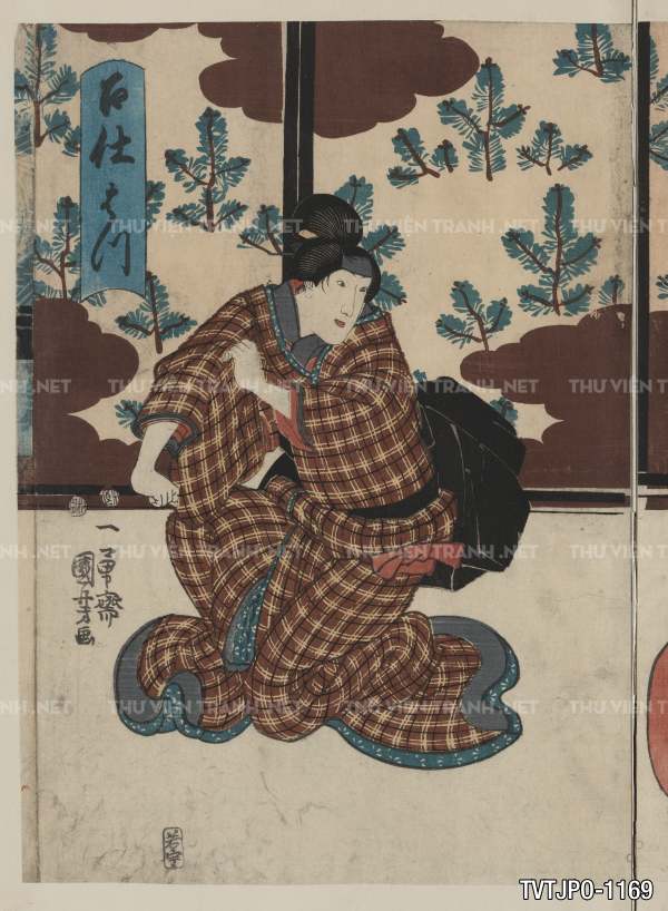 Tranh Nhật Bản  cổ Ukiyo-e -Ancient Japanese woodblock prints1