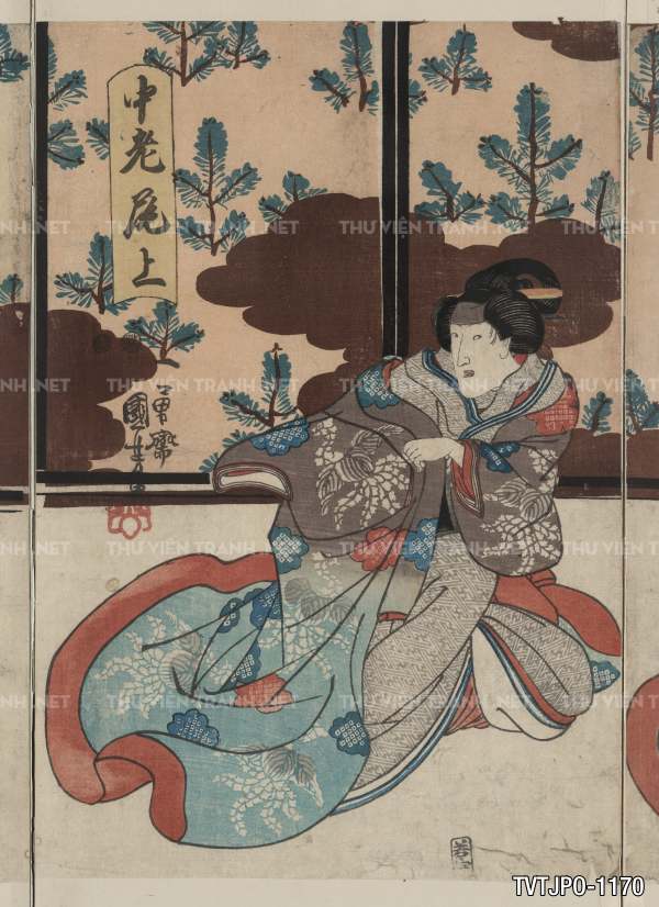 Tranh Nhật Bản  cổ Ukiyo-e -Ancient Japanese woodblock prints1