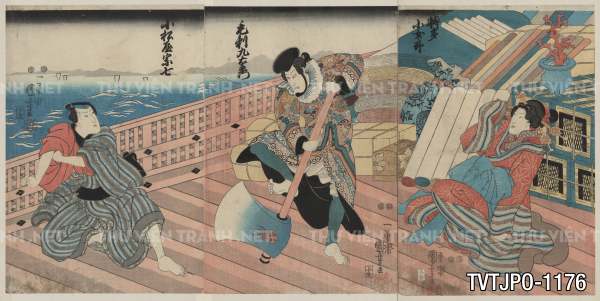 Tranh Nhật Bản  cổ Ukiyo-e -Ancient Japanese woodblock prints1