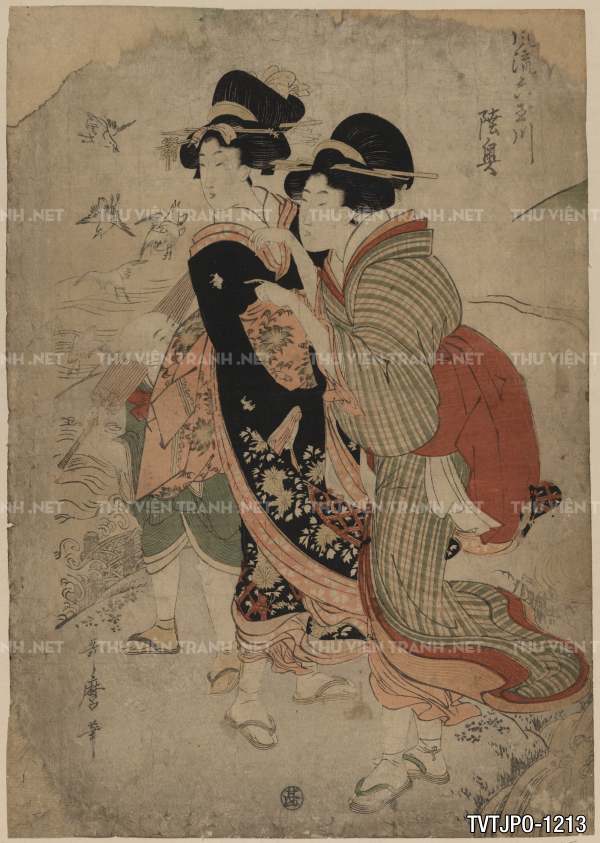 Tranh Nhật Bản  cổ Ukiyo-e -Ancient Japanese woodblock prints2