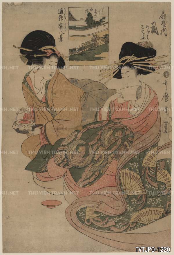 Tranh Nhật Bản  cổ Ukiyo-e -Ancient Japanese woodblock prints2