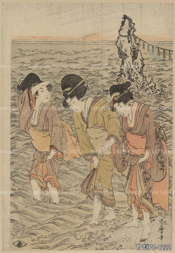 Tranh Nhật Bản  cổ Ukiyo-e -Ancient Japanese woodblock prints2