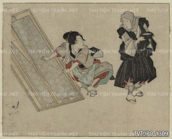 Tranh Nhật Bản  cổ Ukiyo-e -Ancient Japanese woodblock prints3