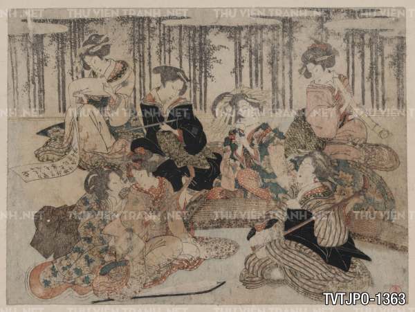 Tranh Nhật Bản  cổ Ukiyo-e -Ancient Japanese woodblock prints 4