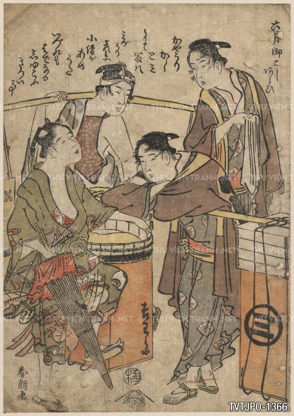 Tranh Nhật Bản  cổ Ukiyo-e -Ancient Japanese woodblock prints 4