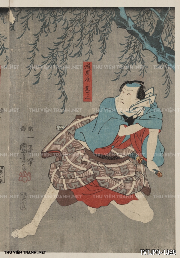 Tranh Nhật Bản  cổ Ukiyo-e -Ancient Japanese woodblock prints7