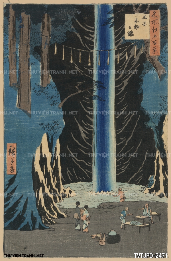 Tranh Nhật cổ vẽ tay Ukiyo-e 2