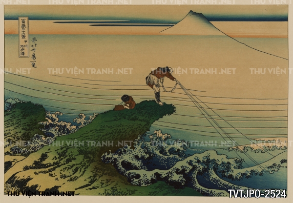 Tranh Nhật cổ vẽ tay Ukiyo-e 2