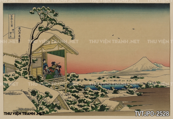 Tranh Nhật cổ vẽ tay Ukiyo-e 2