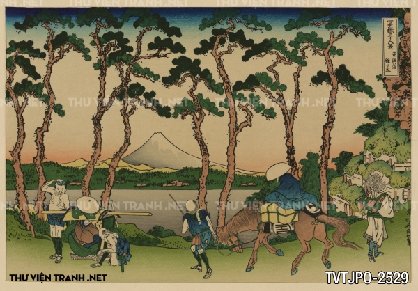 Tranh Nhật cổ vẽ tay Ukiyo-e 2