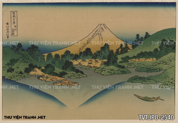 Tranh Nhật cổ vẽ tay Ukiyo-e 2