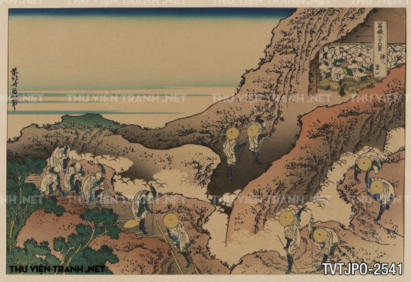 Tranh Nhật cổ vẽ tay Ukiyo-e 2