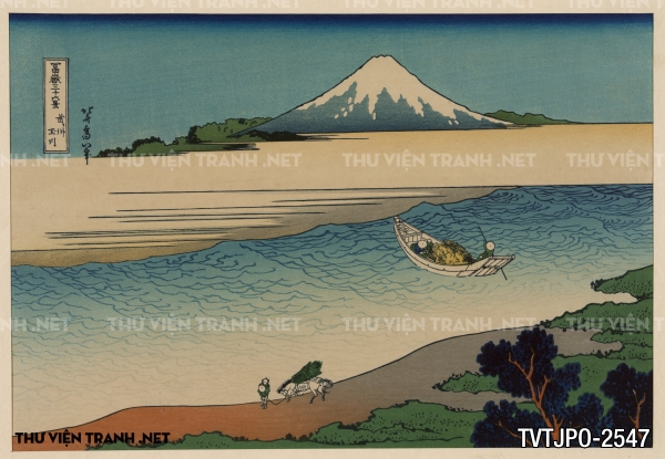 Tranh Nhật cổ vẽ tay Ukiyo-e 2