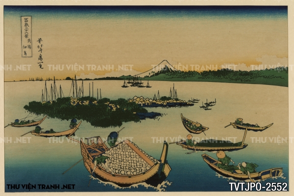 Tranh Nhật cổ vẽ tay Ukiyo-e 2