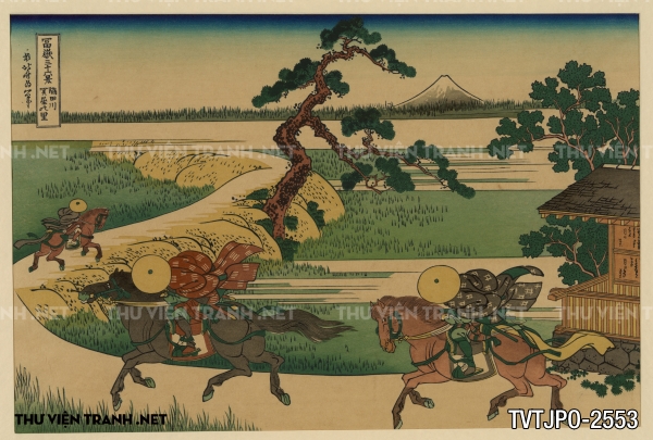 Tranh Nhật cổ vẽ tay Ukiyo-e 2
