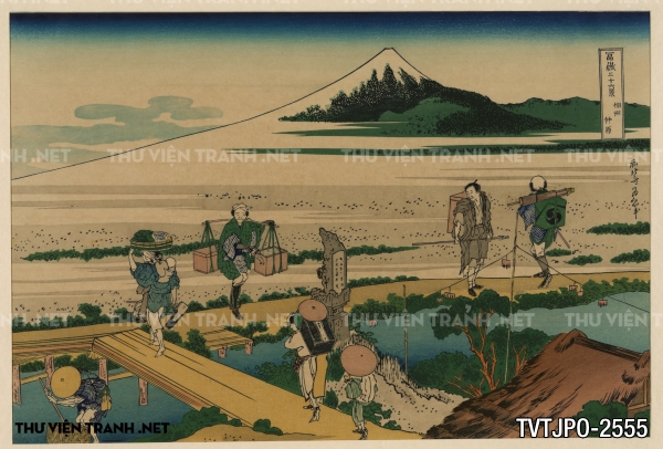 Tranh Nhật cổ vẽ tay Ukiyo-e 2