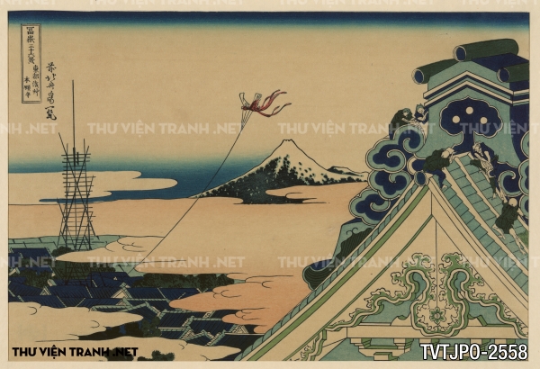 Tranh Nhật cổ vẽ tay Ukiyo-e 2