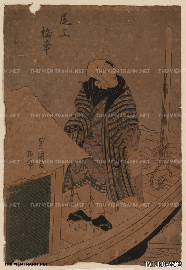 Tranh Nhật cổ vẽ tay Ukiyo-e 2