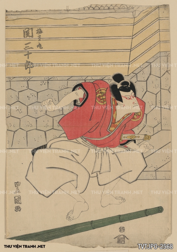 Tranh Nhật cổ vẽ tay Ukiyo-e 2