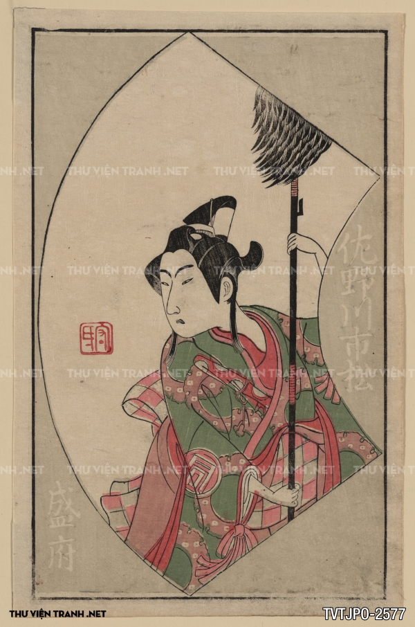 Tranh Nhật cổ vẽ tay Ukiyo-e 2