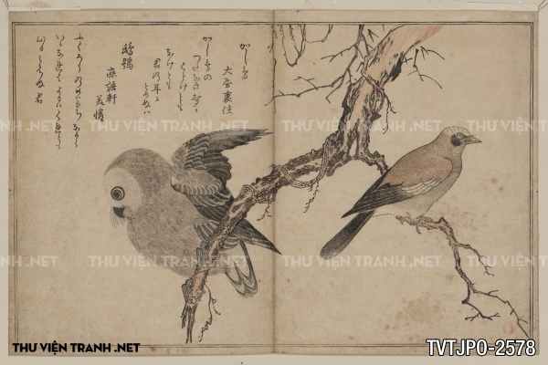 Tranh Nhật cổ vẽ tay Ukiyo-e 2