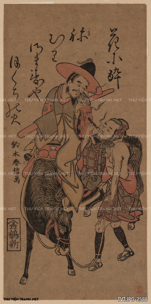 Tranh Nhật cổ vẽ tay Ukiyo-e 2