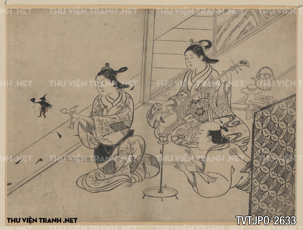 Tranh Ukiyo-e Nhật Bản cổ về cuộc sống người Nhật xưa