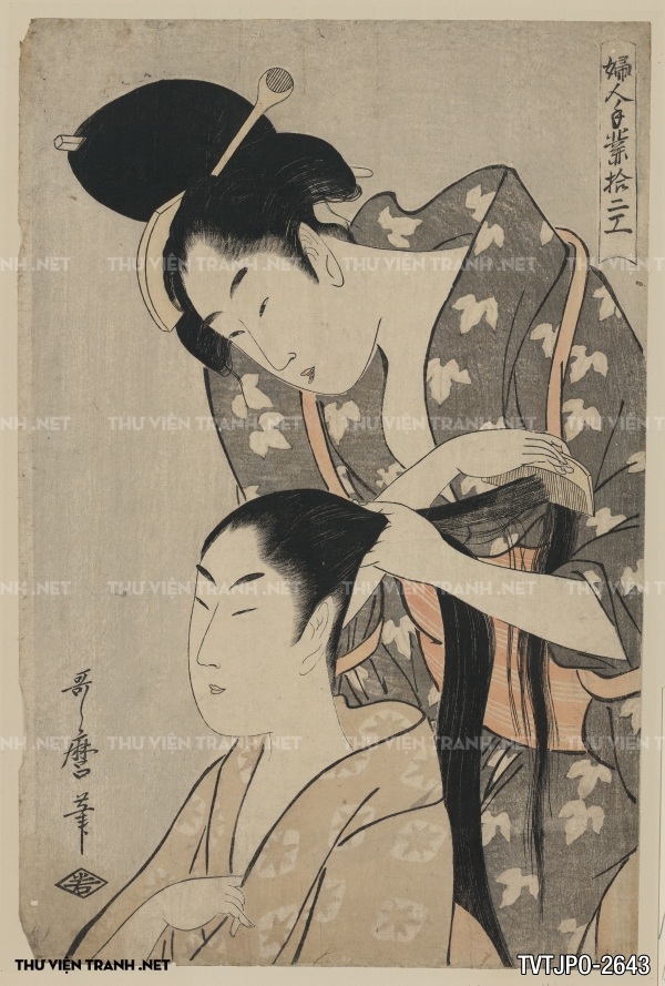 Tranh Ukiyo-e Nhật Bản cổ về cuộc sống người Nhật xưa