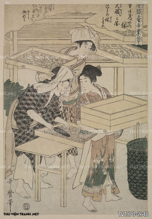 Tranh Ukiyo-e Nhật Bản cổ về cuộc sống người Nhật xưa