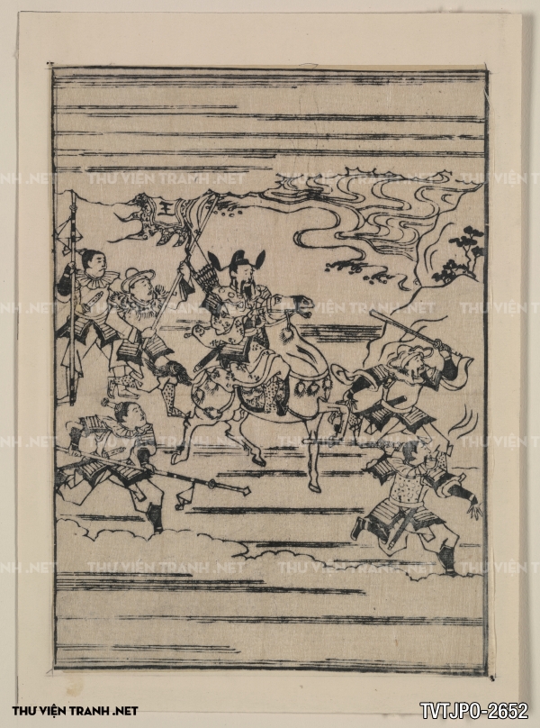 Tranh Nhật cổ vẽ tay Ukiyo-e 3