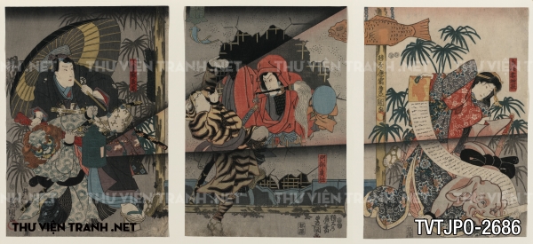Tranh vẽ Nhật Bản cổ của các bậc thầy Ukiyo-e 2