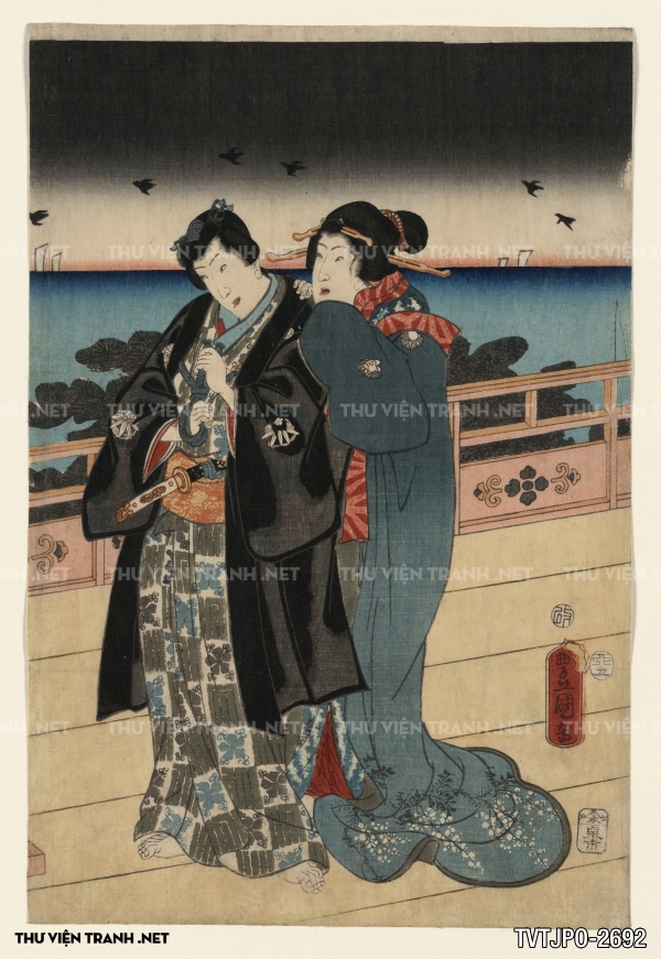 Tranh vẽ Nhật Bản cổ của các bậc thầy Ukiyo-e 2