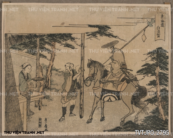 Tranh Nhật cổ Ukiyo-e vẽ tay