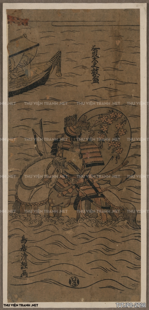 Tranh Nhật cổ Ukiyo-e vẽ tay