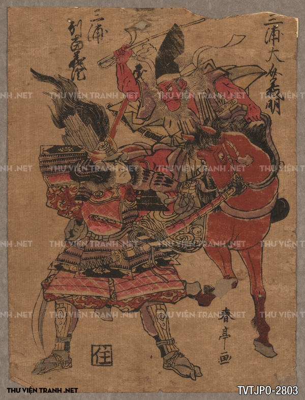 Tranh Nhật cổ Ukiyo-e vẽ tay