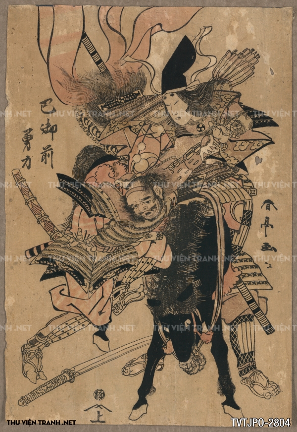 Tranh Nhật cổ Ukiyo-e vẽ tay