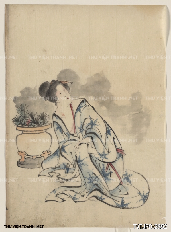 Tranh Nhật cổ Ukiyo-e vẽ tay