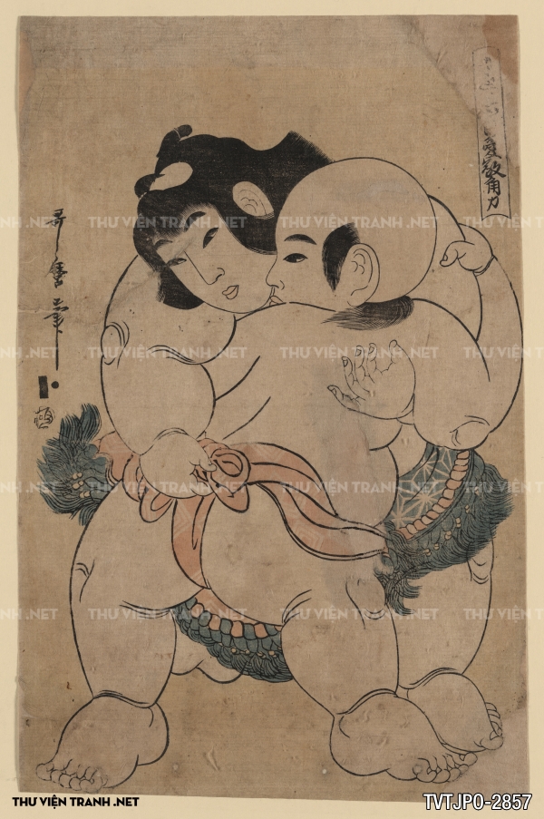 Tranh Nhật cổ Ukiyo-e vẽ tay