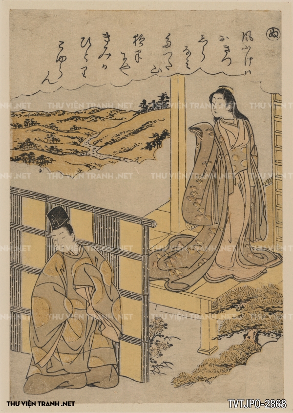 Tranh Nhật cổ Ukiyo-e vẽ tay