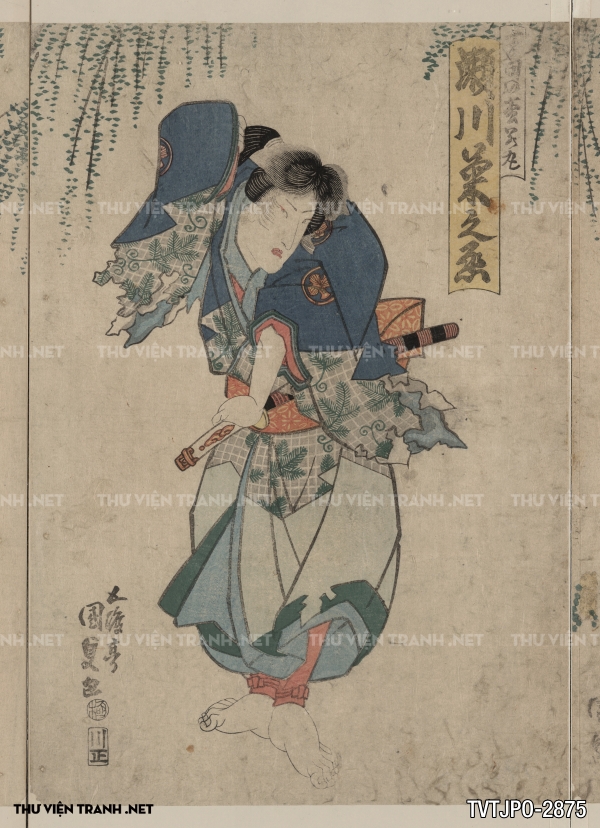 Tranh Nhật cổ Ukiyo-e vẽ tay