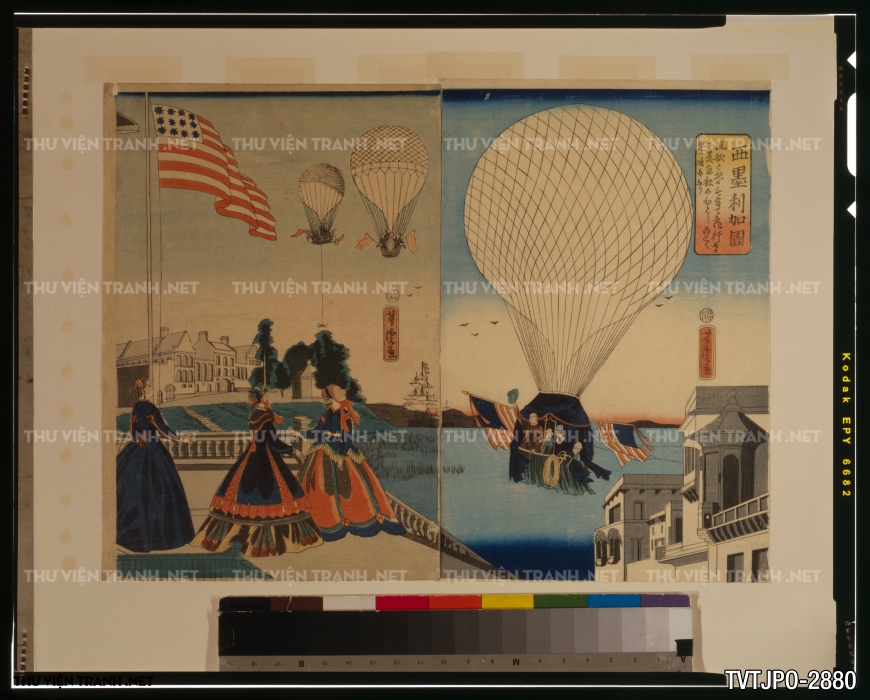 Tranh Nhật cổ Ukiyo-e vẽ tay