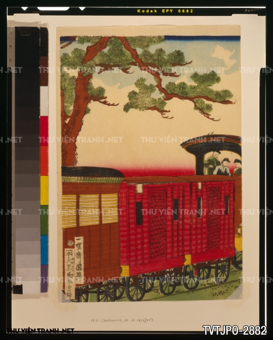 Tranh Nhật cổ Ukiyo-e vẽ tay 2