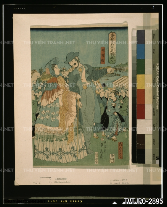 Tranh Nhật cổ Ukiyo-e vẽ tay 3