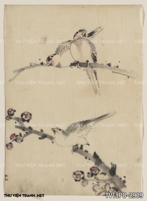 Tranh cổ Nhật Bản vẽ tay