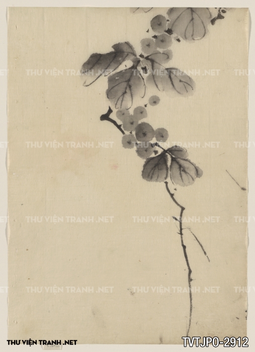 Tranh cổ Nhật Bản vẽ tay