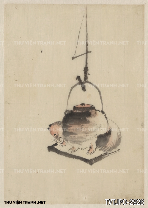Tranh cổ Nhật Bản vẽ tay