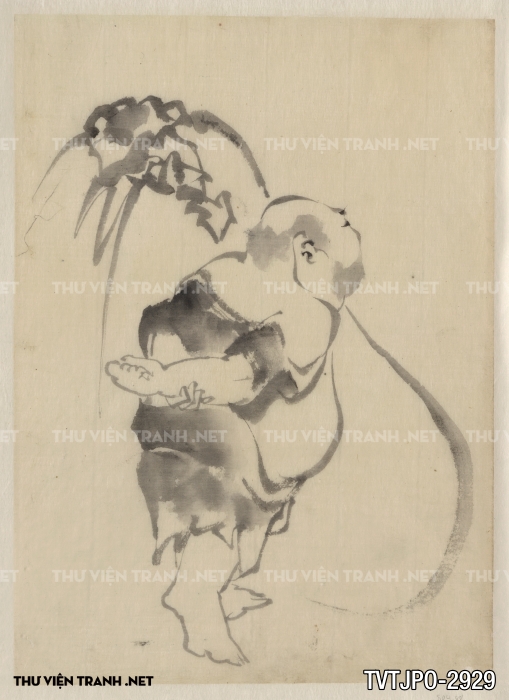 Tranh cổ Nhật Bản vẽ tay